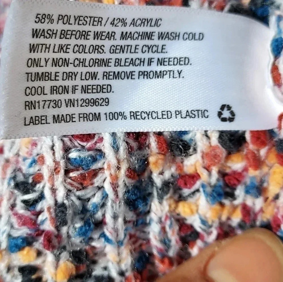 Art Class Girls XXL (18) Multi Color Sweater Pullover Cowl Neck - Picture 8 of 8